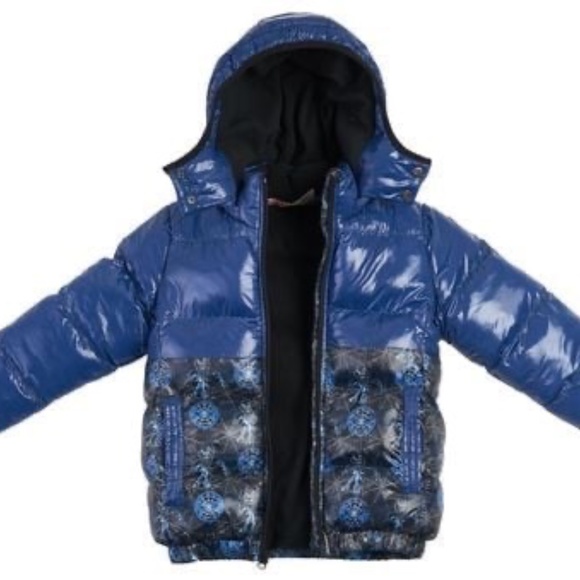 BRAND NEW boy marvel spider man bubble puffer jacket with detachable zipped hood - Picture 2 of 8